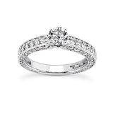 Nespoli Jewelers 14k White Gold Engagement Ring 1255