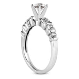 Nespoli Jewelers 14k White Gold Round Engagement Ring 1716
