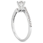 Nespoli Jewelers 14k White Gold Round Engagement Ring 3007