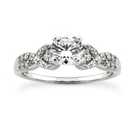 Nespoli Jewelers 14k White Gold Round Engagement Ring 3008