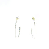 Silver Celeste Hoop Earrings
