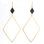 Lotus Jewelry Studio Gold Phoenix Earrings with Dendritic Opal