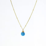 Lotus Jewelry Studio Gold Turquoise Trinket Necklace