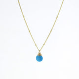 Lotus Jewelry Studio Gold Turquoise Trinket Necklace