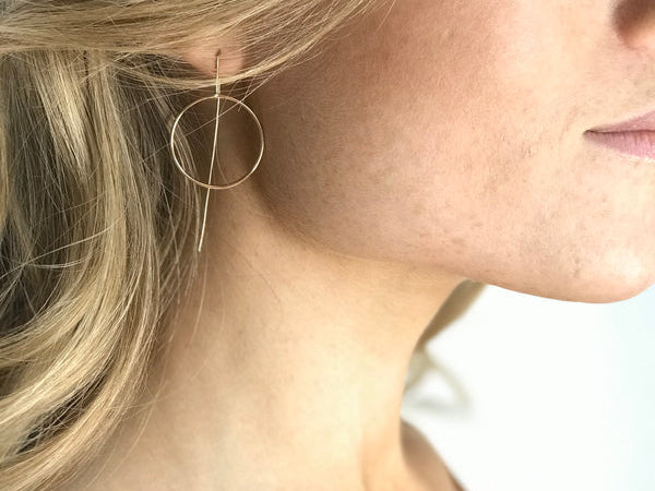 Lotus Jewelry Studio Silver Halo Earrings