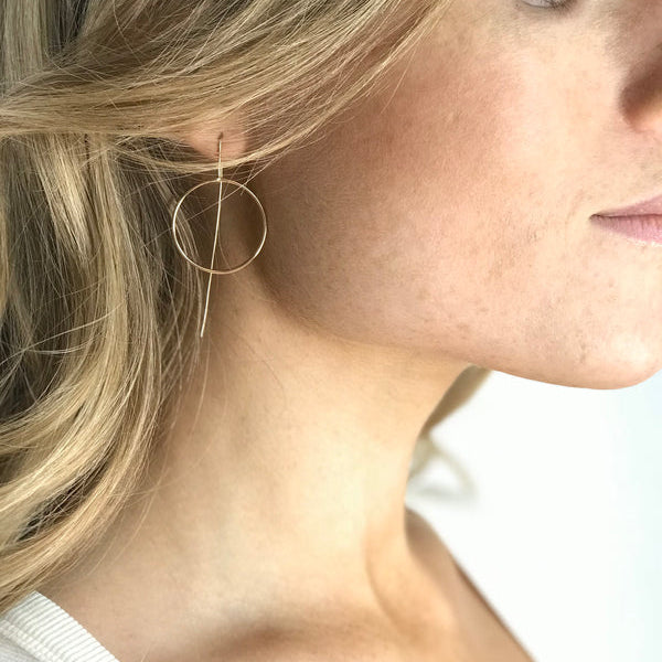 Lotus Jewelry Studio Silver Halo Earrings