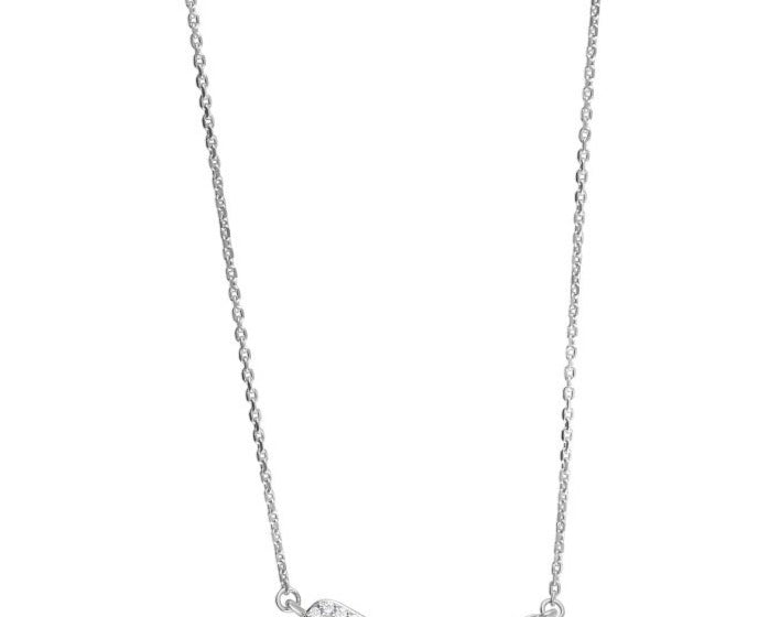 Sterling Silver .10ct Diamond LInked Necklace