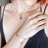 Gold Vexed Cuff Bracelet