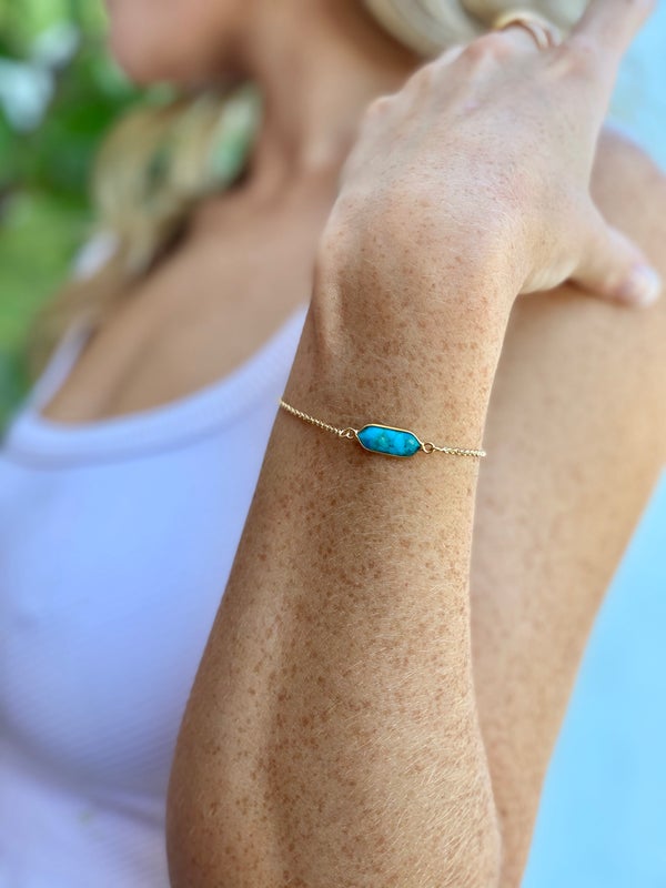Lotus Jewelry Studio Gold Slater Labradorite Bolo Bracelet