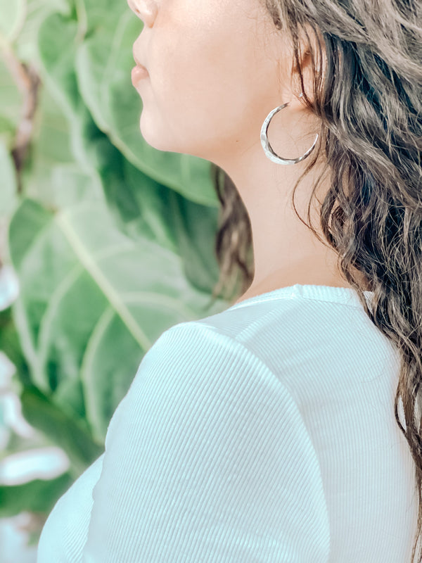 Lotus Jewelry Studio Gold Celeste Hoop Earrings