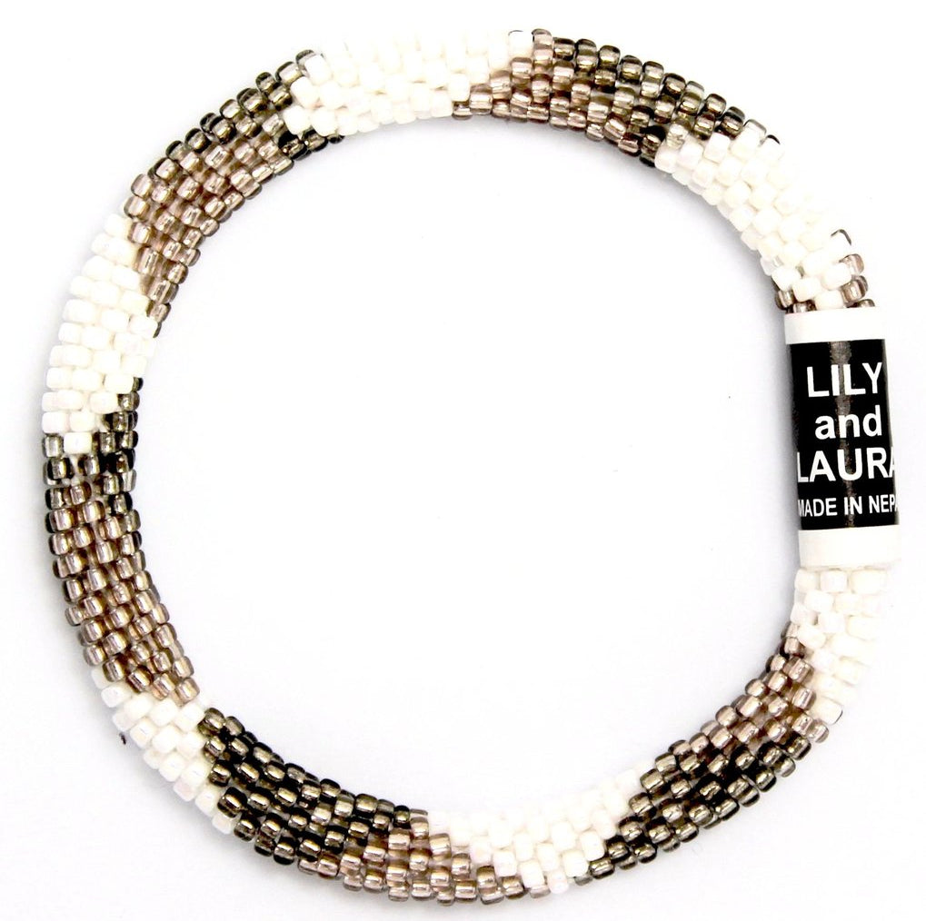 Lily and Laura Two Toned Taupe Bracelet