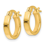 Leslie 14K Yellow Gold Polished Hoop Earrings