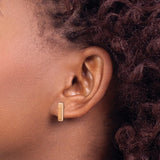Leslie 14K Rose Gold Polished Post Earrings