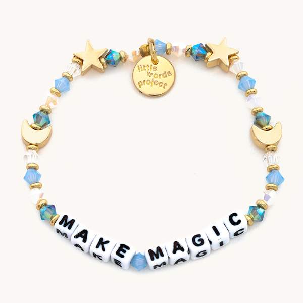 Make Magic Lucky Symbols Crystal Bracelet