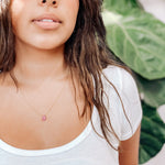 Lotus Jewelry Studio Gold Mila Ruby Necklace