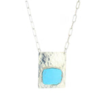 Lotus Jewelry Studio Silver Atoll Turquoise Necklace
