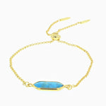 Lotus Jewelry Studio Gold Slater Turquoise Bolo Bracelet