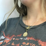 Lotus Jewelry Studio Gold Large Hermes Coin Necklace