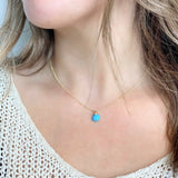 Lotus Jewelry Studio Sterling Silver Amazonite Trinket Necklace