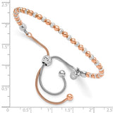 Sterling SIlver Gold-plated Adjustable Bracelet