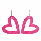 Paradise Pink Reese Leather Earrings