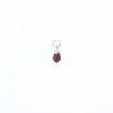 Silver Natural Birthstone Charm