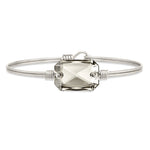 Luca and Danni Dylan Silver Shade Silver Bangle Bracelet