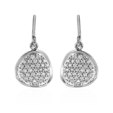 14k White Gold .25ct Diamond Earrings