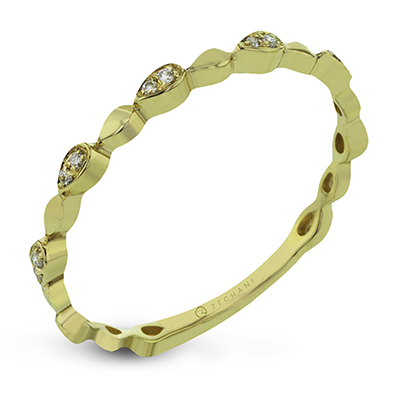 Nespoli Jewelers 14k Yellow Gold .04ct Diamond Stackable Ring