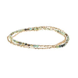Scout Curated Wears African Turquoise Stone of Transformation Delicate Wrap