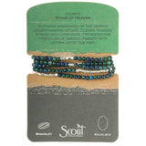 Scout Curated Wears Silver Azurite Stone of Heaven Wrap
