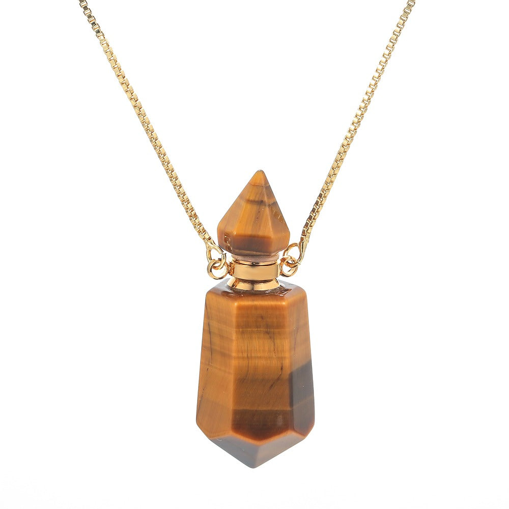 Brown Topaz Mystical Crystal Healing Necklace