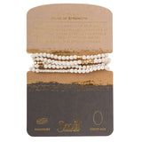 Scout Curated Wears White Lava Stone of Strength Wrap