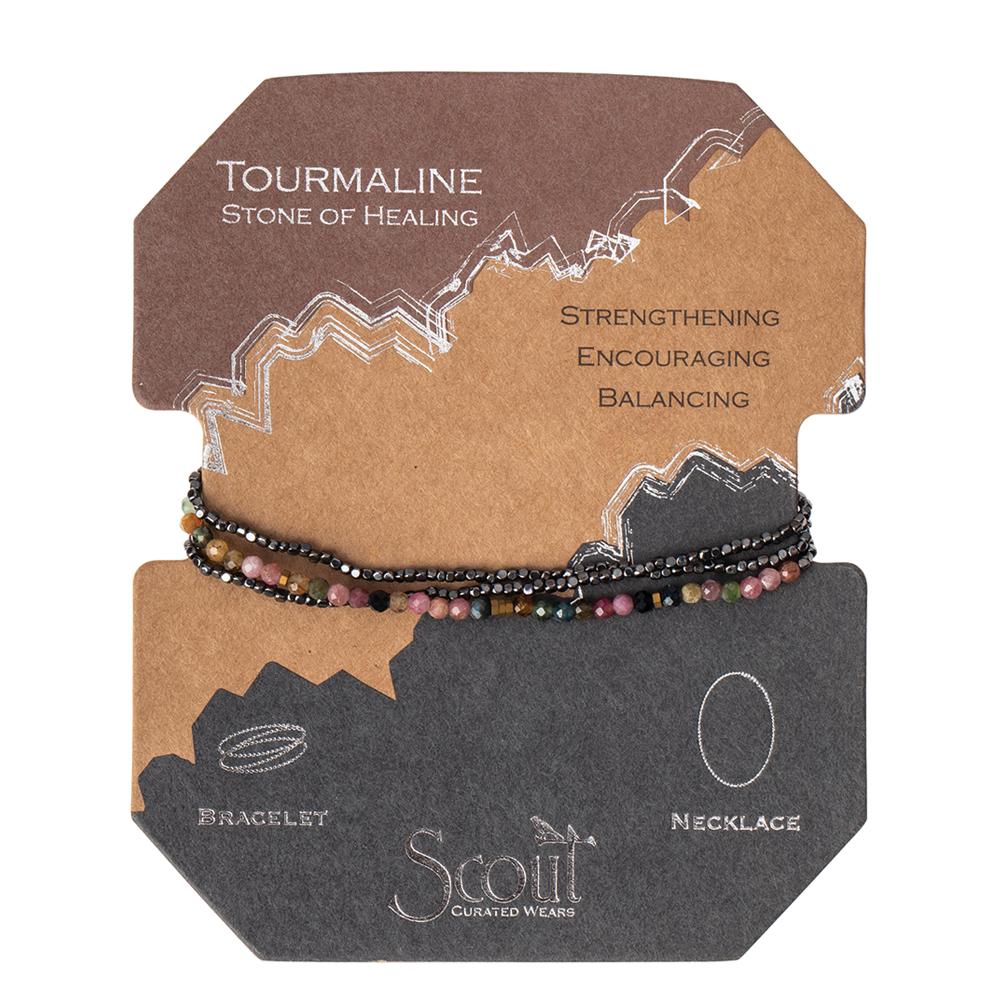 Tourmaline Stone of Healing Delicate Wrap