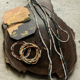 Scout Curated Wears Morganite Stone & Black Tourmaline of Stones of Divine Love Energy Wrap
