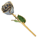 Nespoli Jewelers Silver Moon Stone 24k Gold Dipped Rose