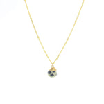 Lotus Jewelry Studio Gold Dalmation Jasper Trinket Necklace