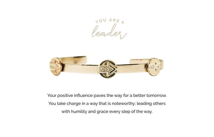 Pieces of Me Gold Leader Skinny Stacker Cuff