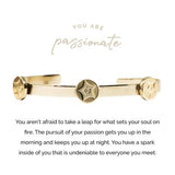Pieces of Me Gold Passionate Skinny Stacker Cuff