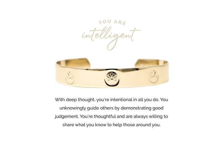 Pieces of Me Gold Intelligent Cuff