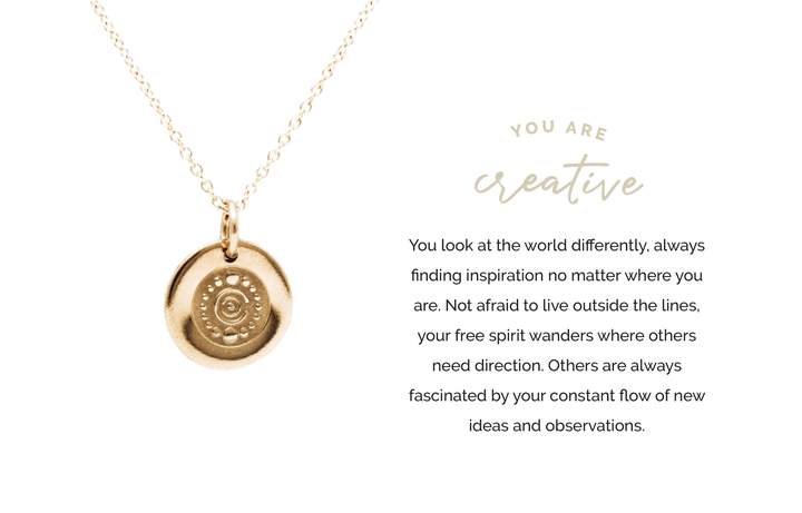 Pieces of Me Gold Creative Necklace