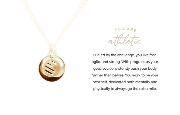 Pieces of Me Gold Athletic Necklace