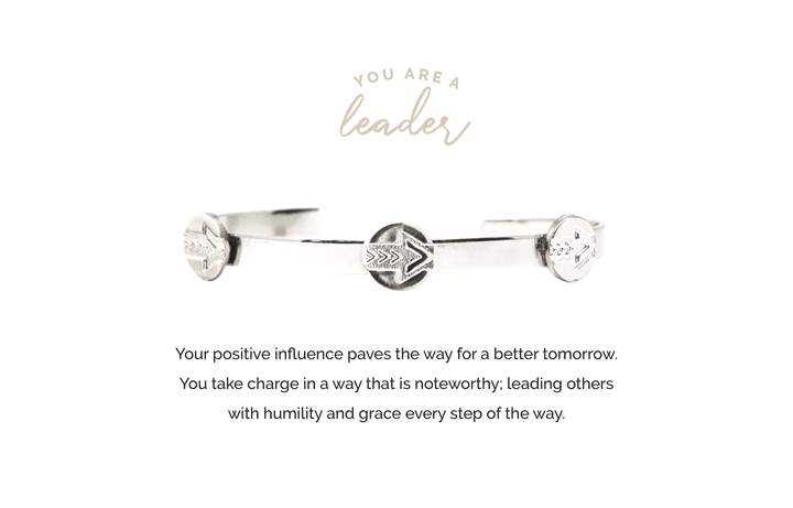 Pieces of Me Silver Leader Skinny Stacker Cuff