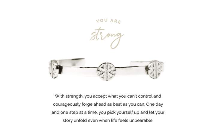 Pieces of Me Silver Strong Skinny Stacker Cuff