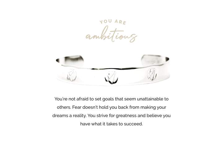 Pieces of Me Silver Ambitious Cuff