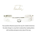 Pieces of Me Silver Leader Cuff
