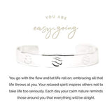 Pieces of Me Silver Easy-Going Cuff