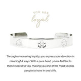 Pieces of Me Silver Loyal Cuff