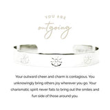 Pieces of Me Silver Outgoing Cuff