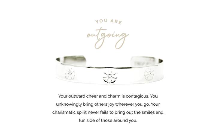 Pieces of Me Silver Outgoing Cuff
